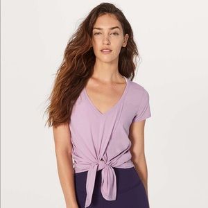 Lululemon tie front top